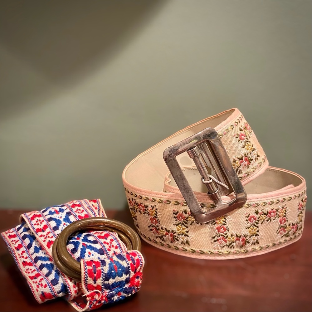 Vintage Fabric Belts